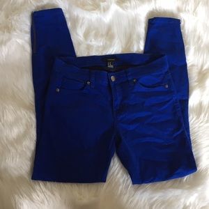 Blue Forever 21 Skinny Jeans